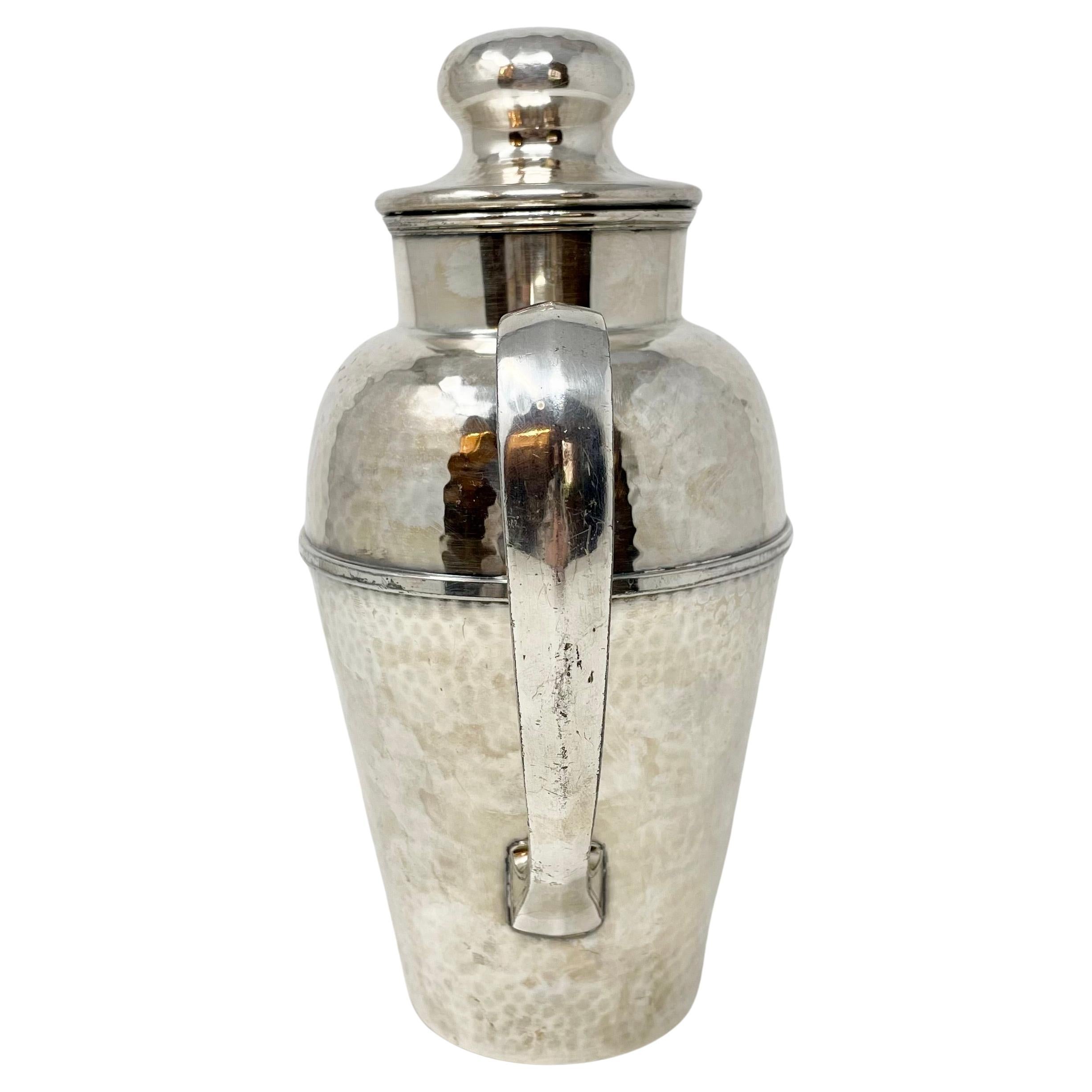 Shakers anciens américains en métal argenté, signés 