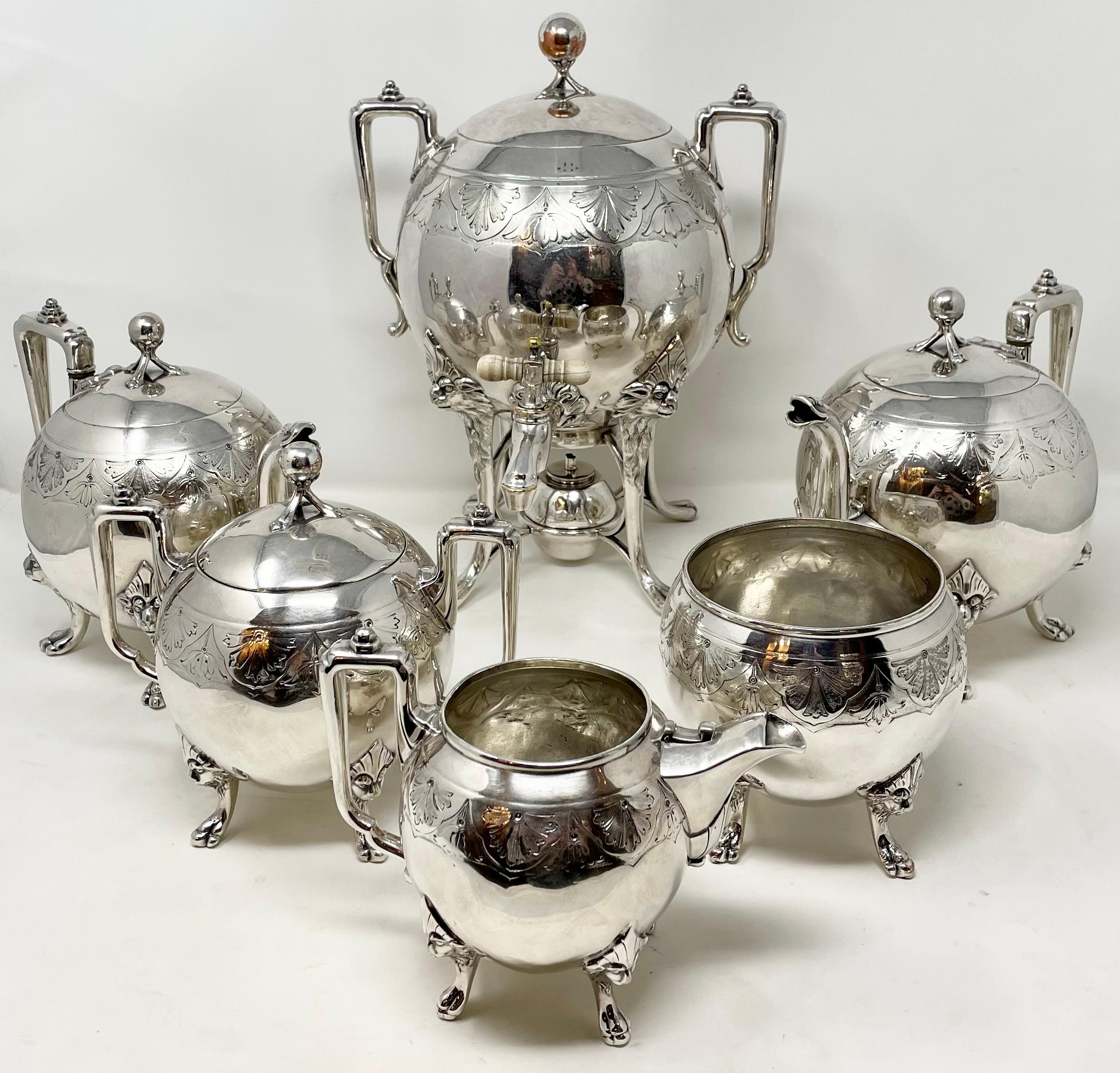 Antique American silver-plated 