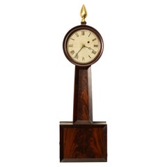 Ancienne horloge Banjo américaine Simon Willard & Son 8 jours brevetée 1825