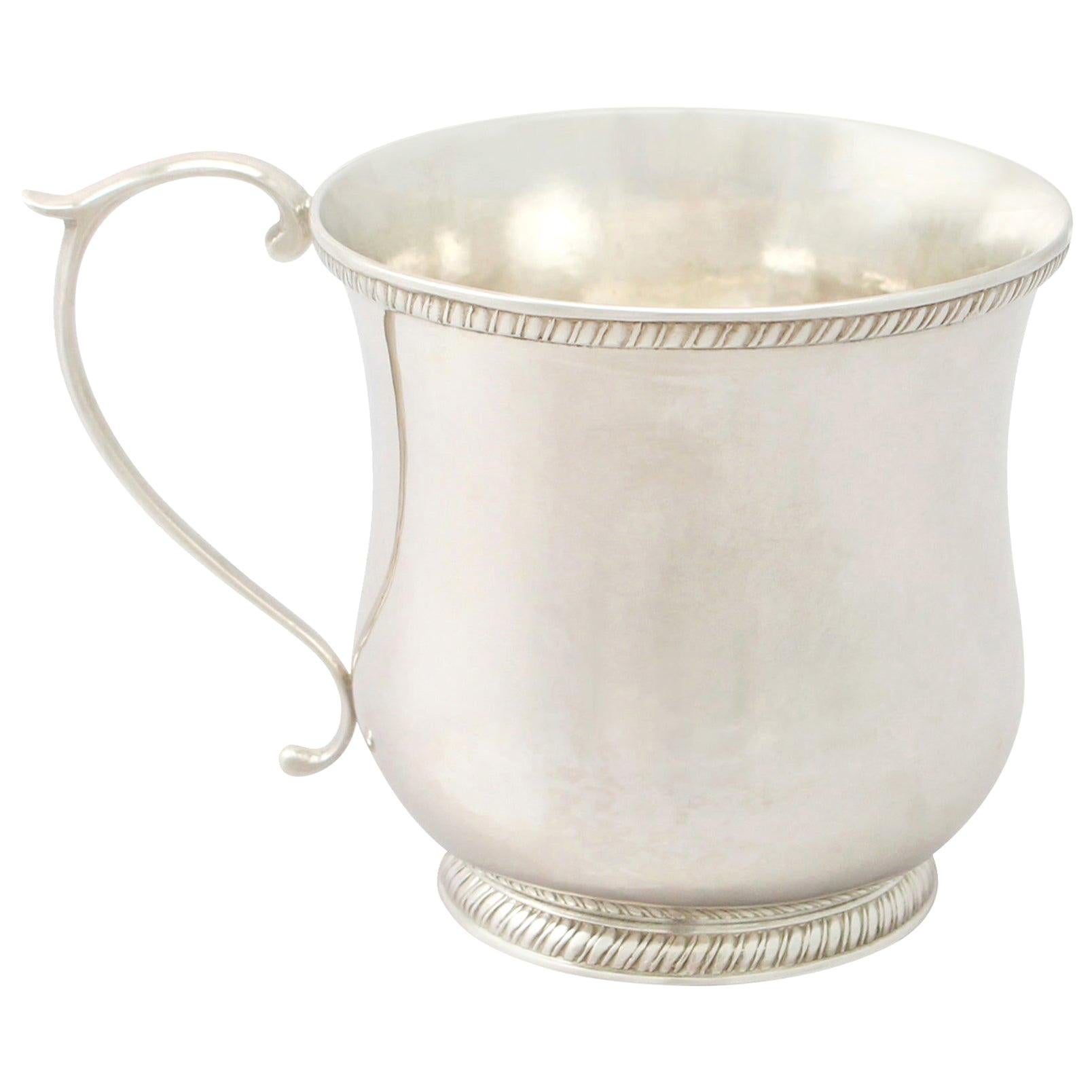 Antique American Sterling Silver Christening Mug