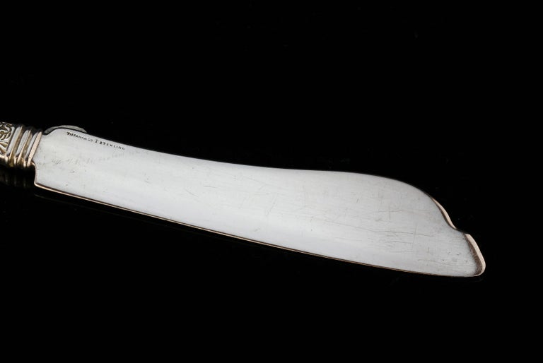 Antique American Sterling Silver Fish Knife by Tiffany and