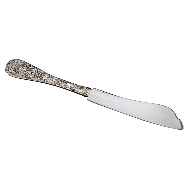 Antique American Sterling Silver Fish Knife by Tiffany and