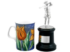 Antique American Sterling Silver Golf Presentation Trophy