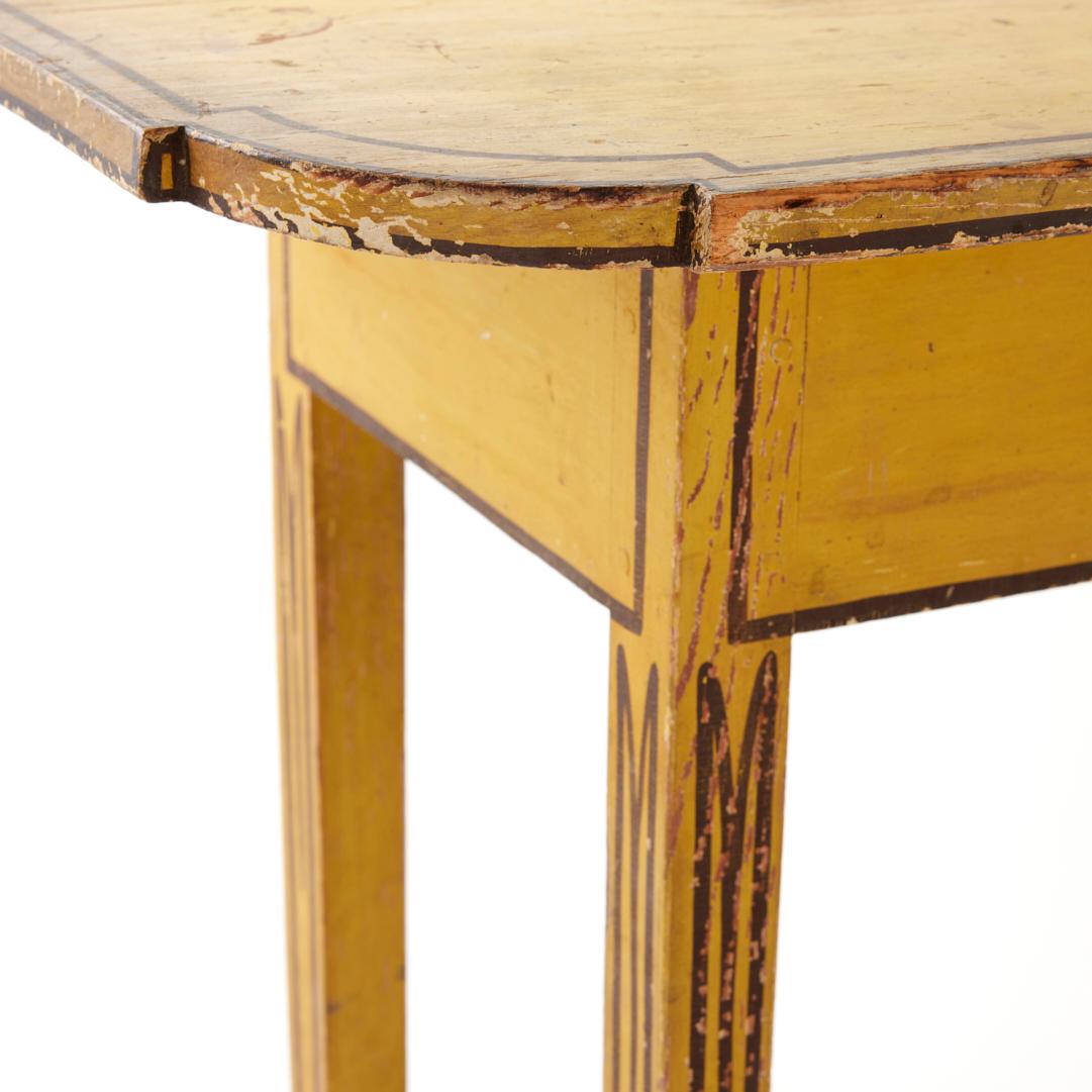Bois Table américaine ancienne dans sa peinture d'origine en vente