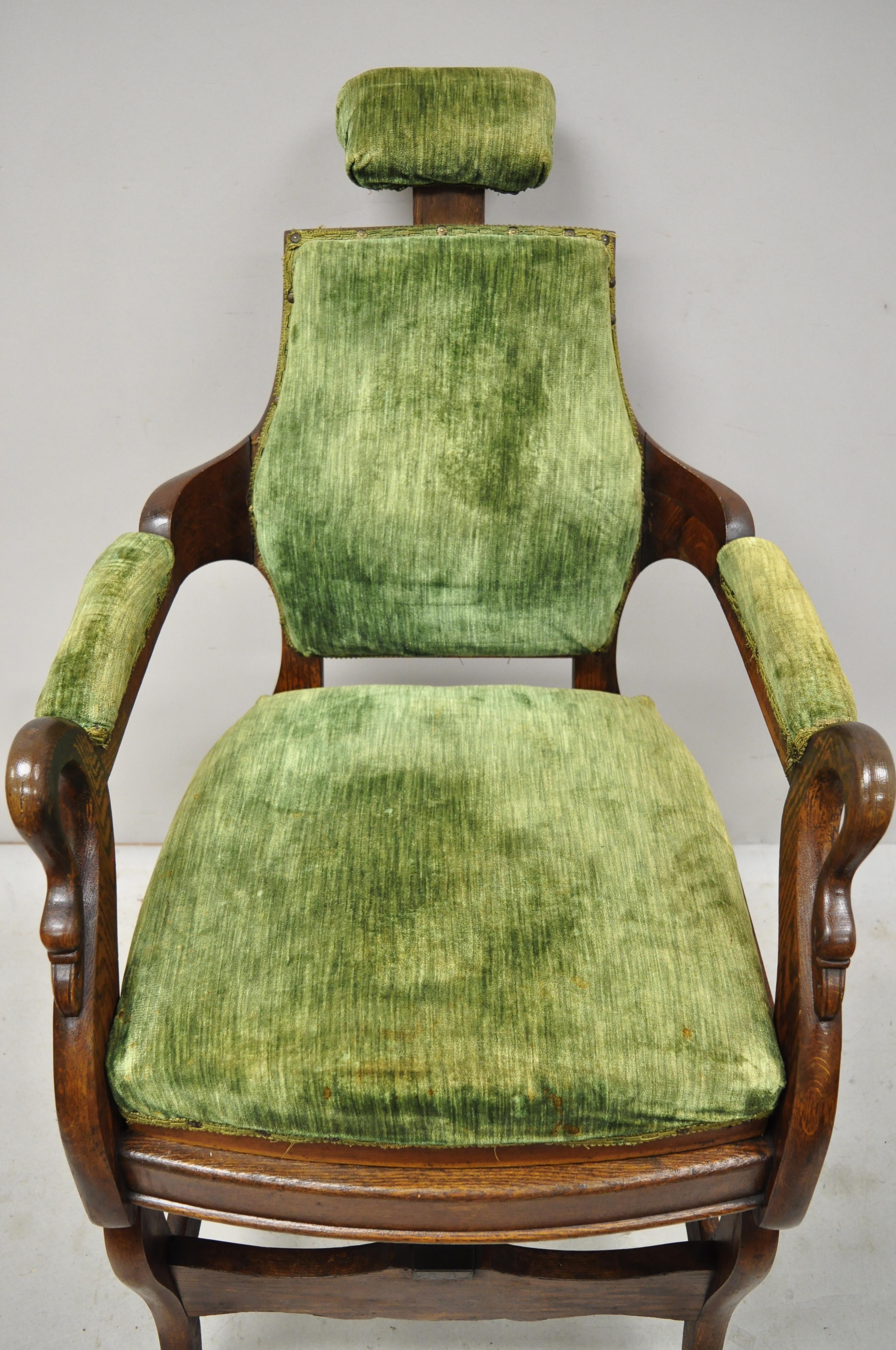 victorian barber chair