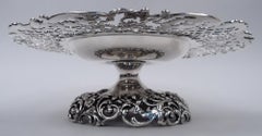 Antique American Victorian Classical Sterling Silver Compote