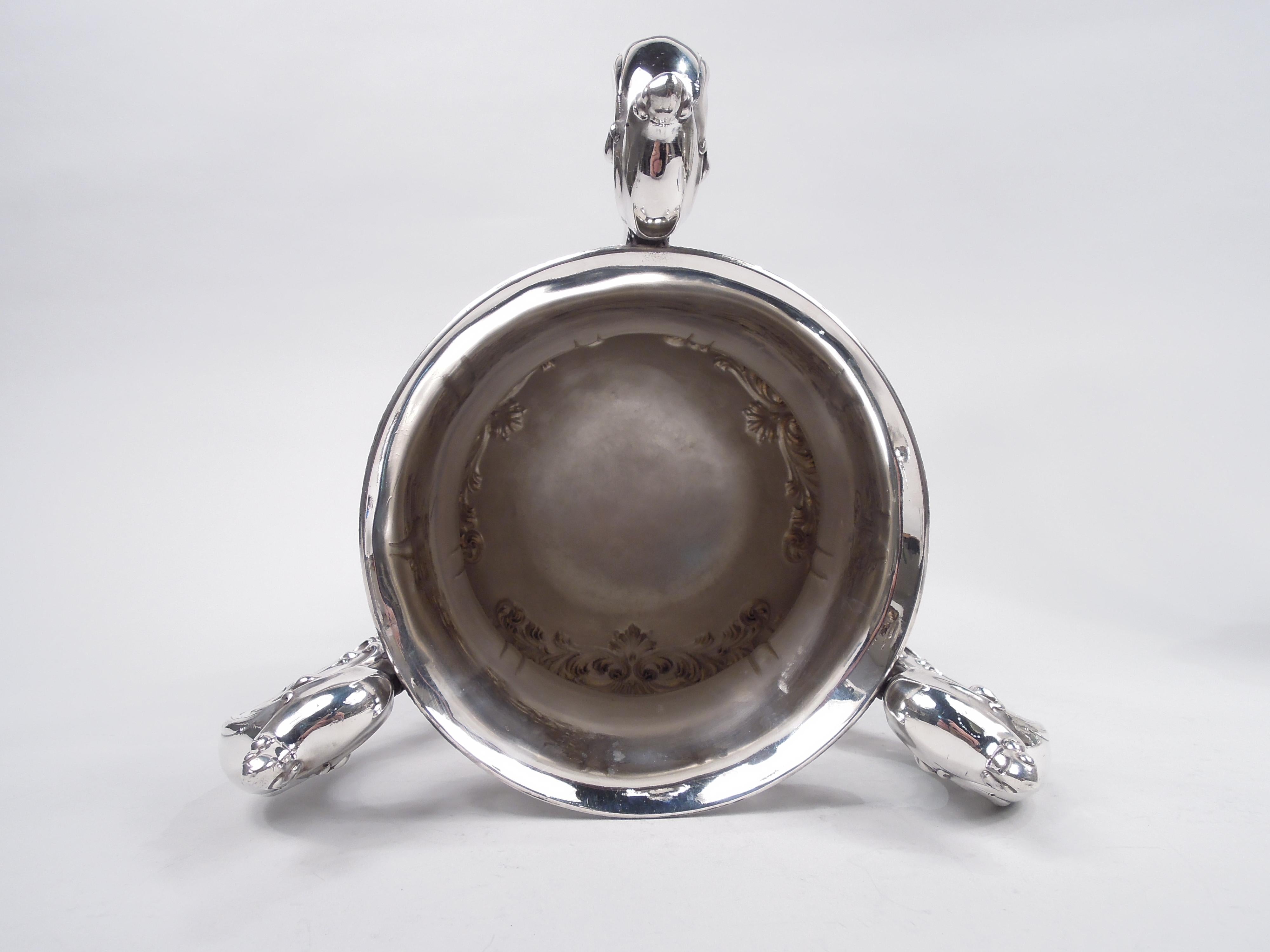 19th Century Antique American Victorian Classical Sterling Silver Loving Cup Trophy For Sale