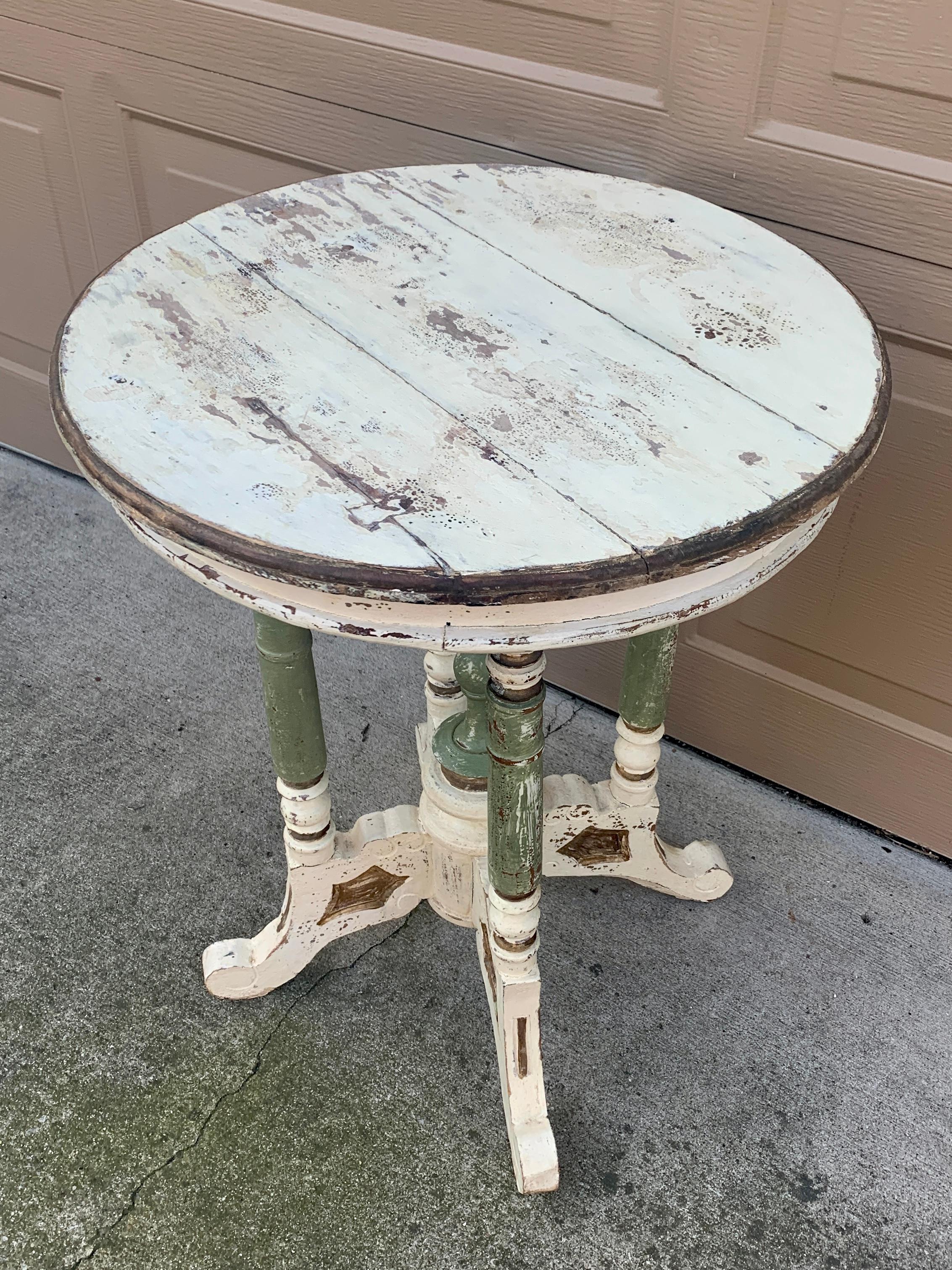 victorian round side table