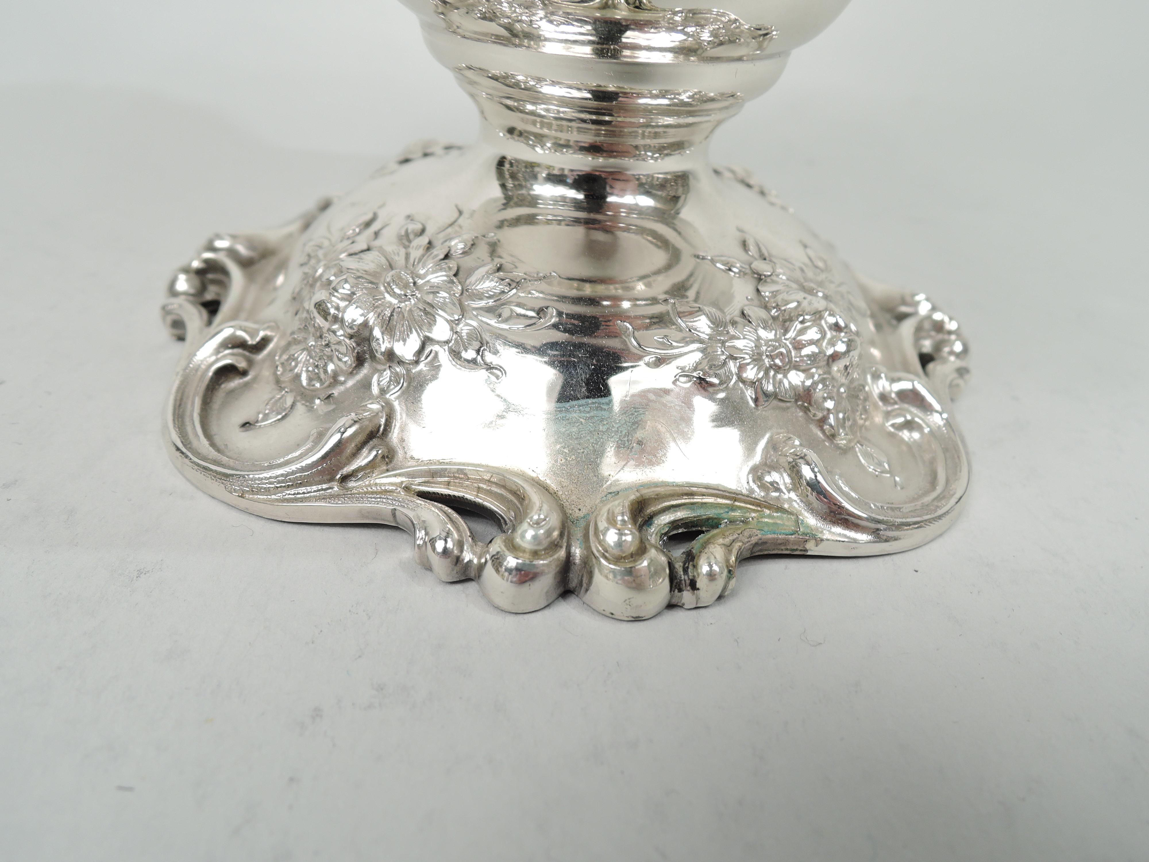 Antique American Victorian Sterling Silver Vase 2