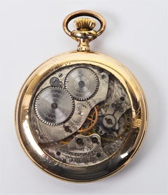 Antico American Waltham Watch Co. Orologio da tasca in ottone del 1901 circa con fondello