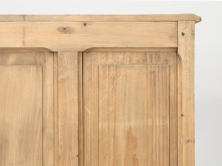 Antique American Washed Pine Apothecary or Seed with a Paneled