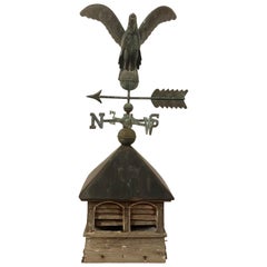 Antique American Weather Vane and Cupola