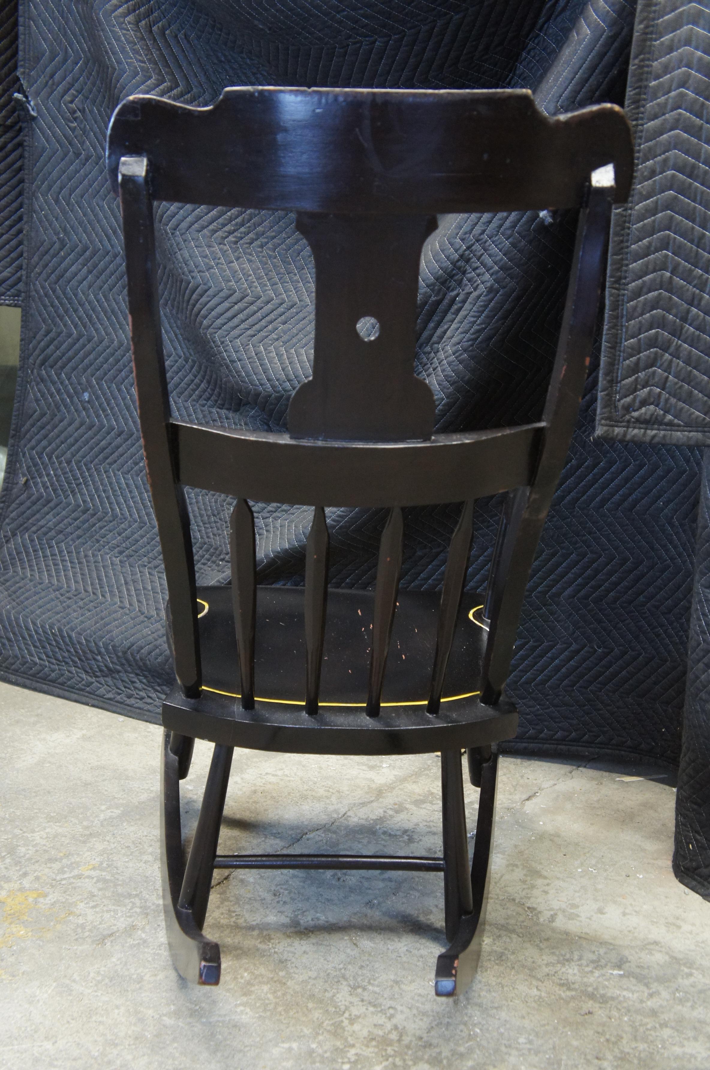 antique boston rocking chair