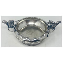 Antique American "W.M. Rogers Co. Hartford, CT" Silver-Plated Nut Dish Ca. 1870
