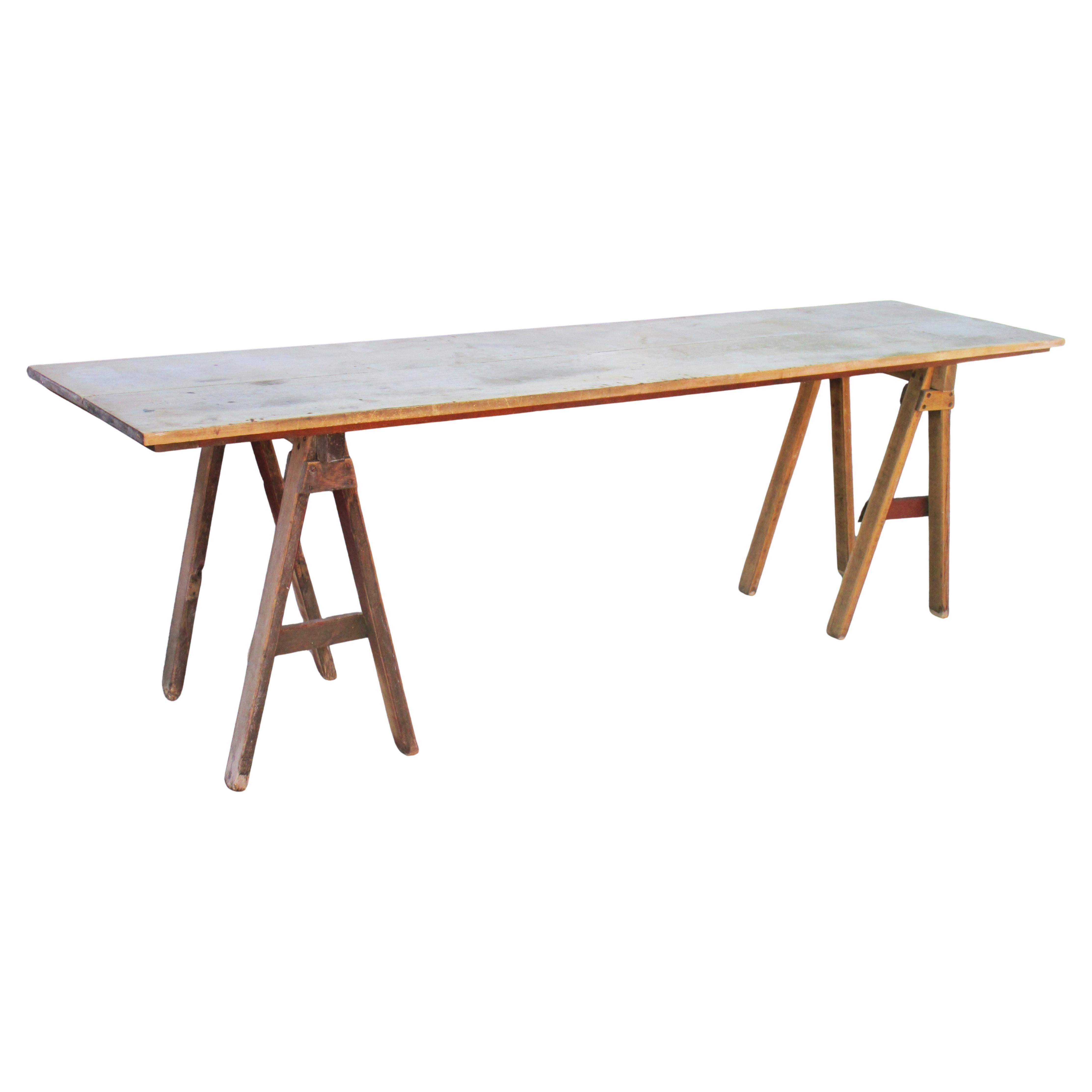 Ancienne table de ferme américaine en Wood Grange, Circa 1900 Bon état - En vente à Rochester, NY