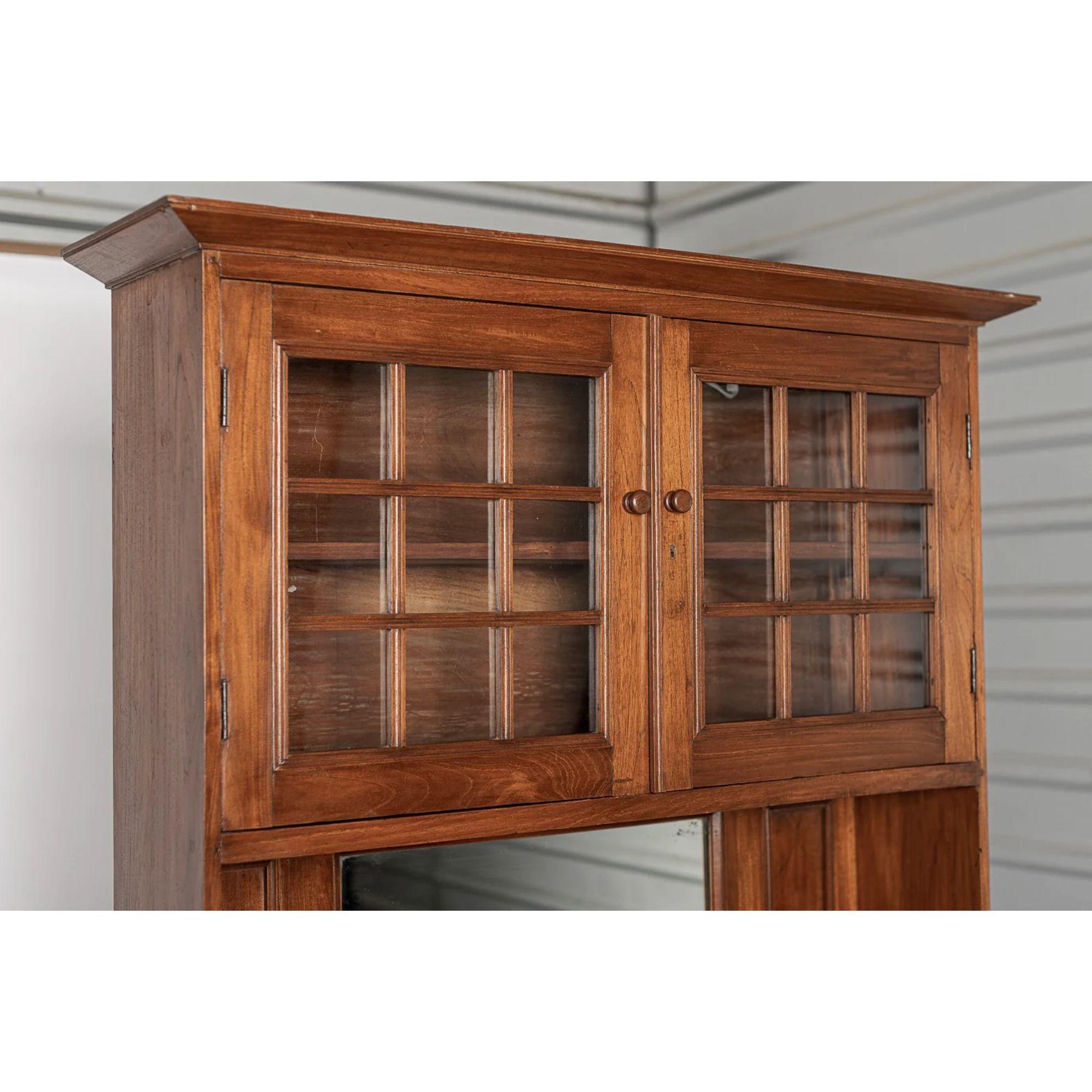 wood storage cupboard