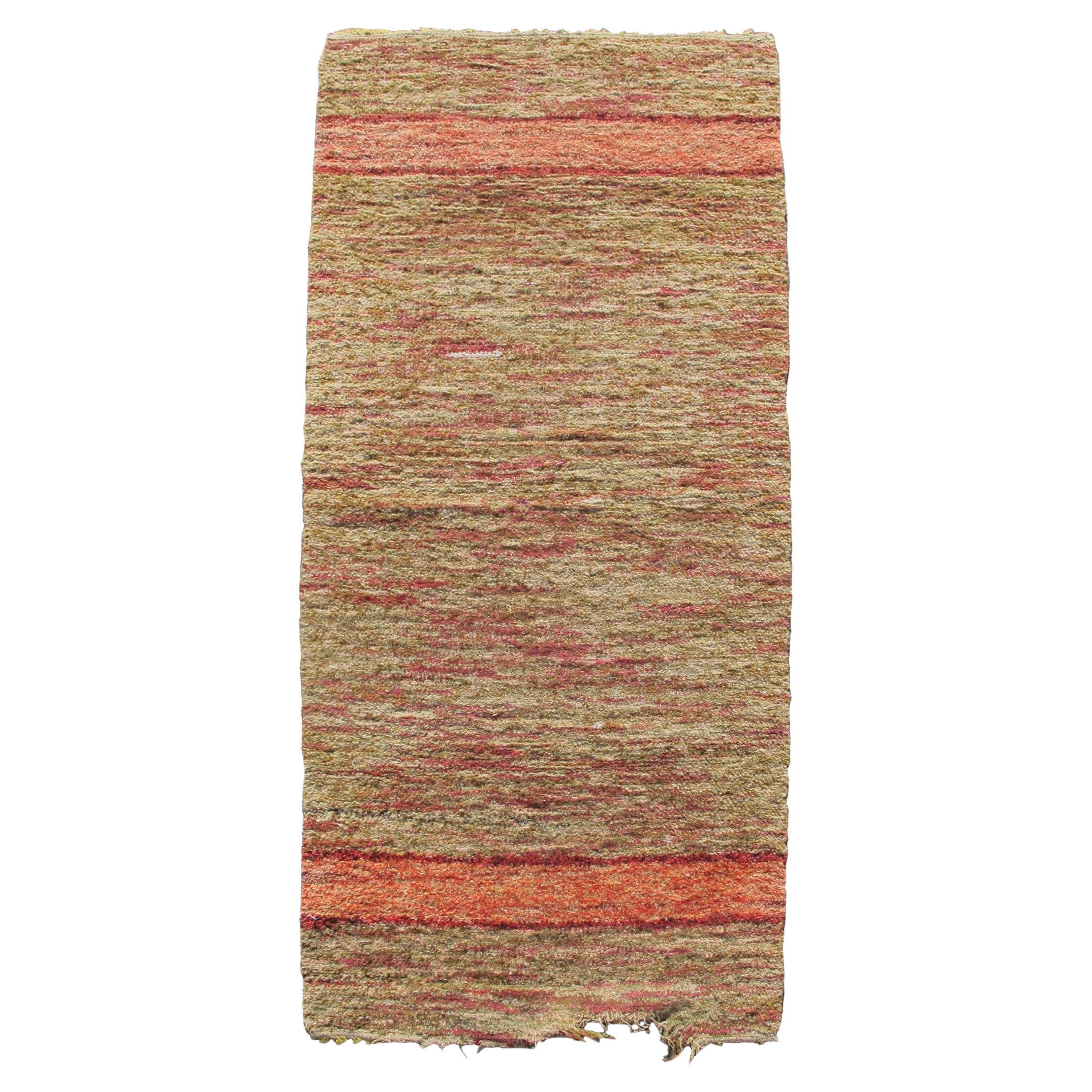 Antiker amerikanischer gewebter Teppich, frühes 20. Jahrhundert