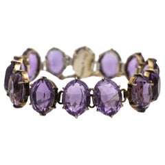 Antique Amethyst Riviere Bracelet 80.0ct, Sweden, late XIX cent.