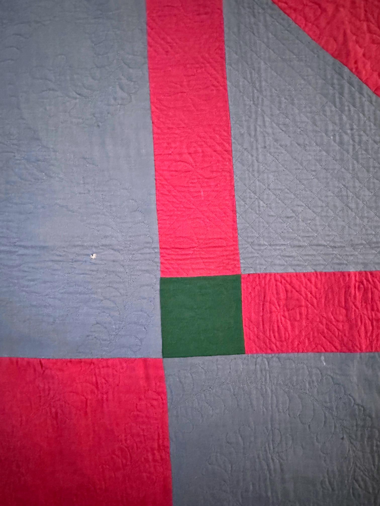 Antique Amish Dimond Quilt Lancaster Pennsylvania For Sale 2