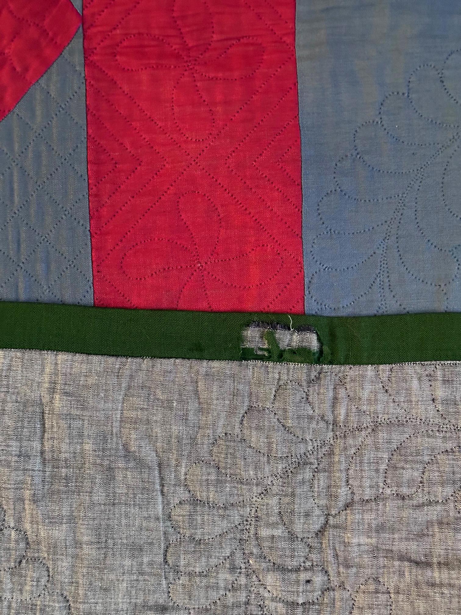 Antique Amish Dimond Quilt Lancaster Pennsylvania For Sale 1