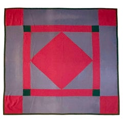 Antique Amish Dimond Quilt Lancaster Pennsylvania