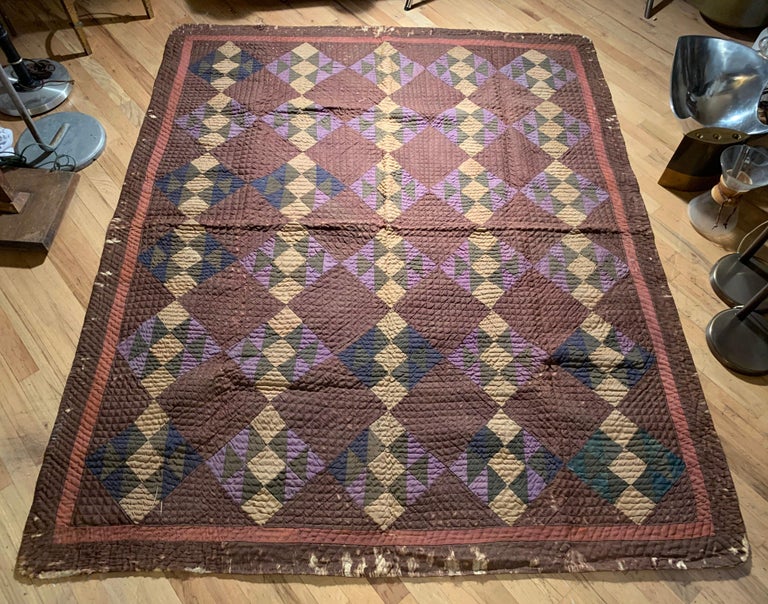 Antique Amish Quilt Blanket For Sale at 1stDibs antique amish quilts