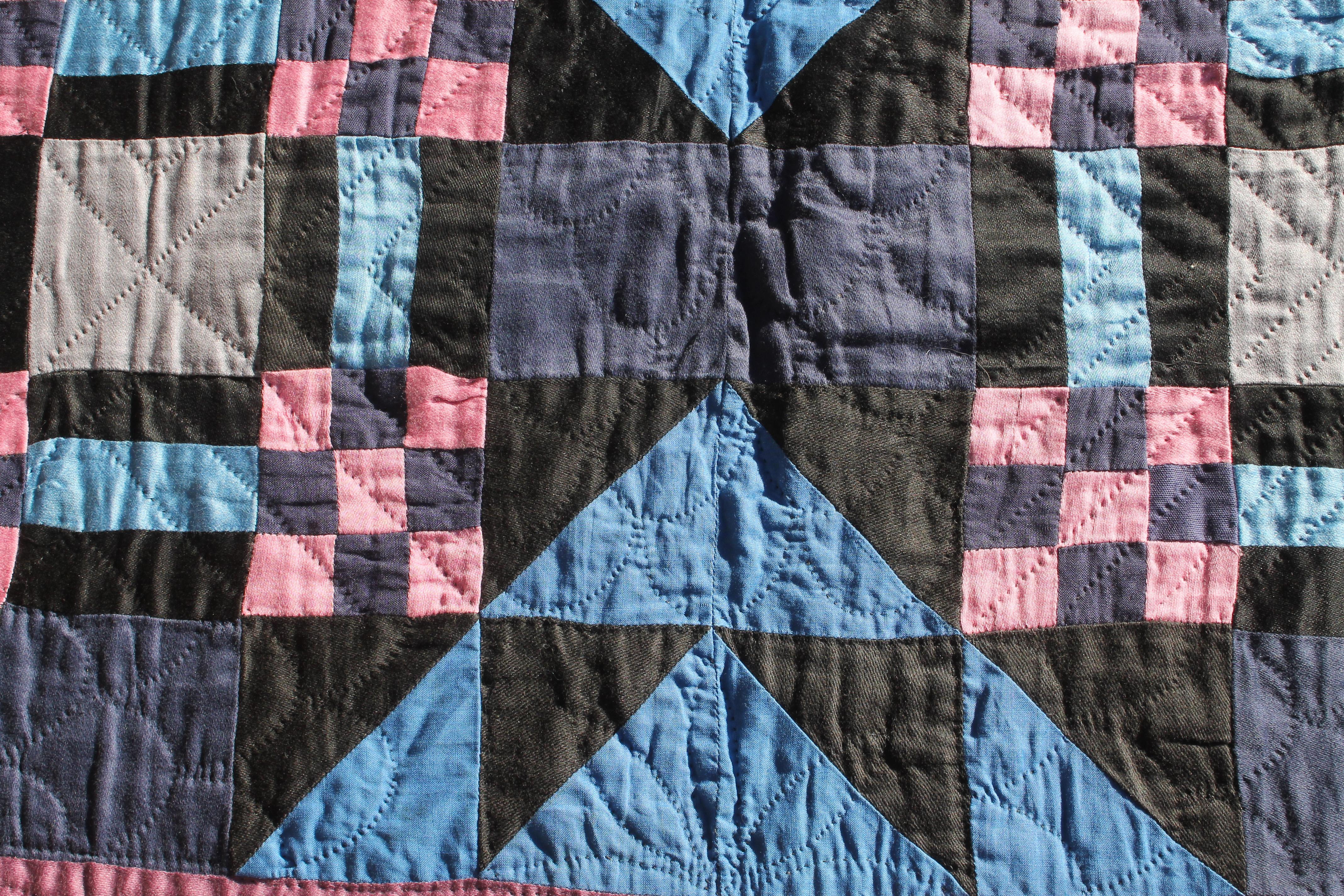 American Antique Amish Quilt Holmes Co. Ohio For Sale
