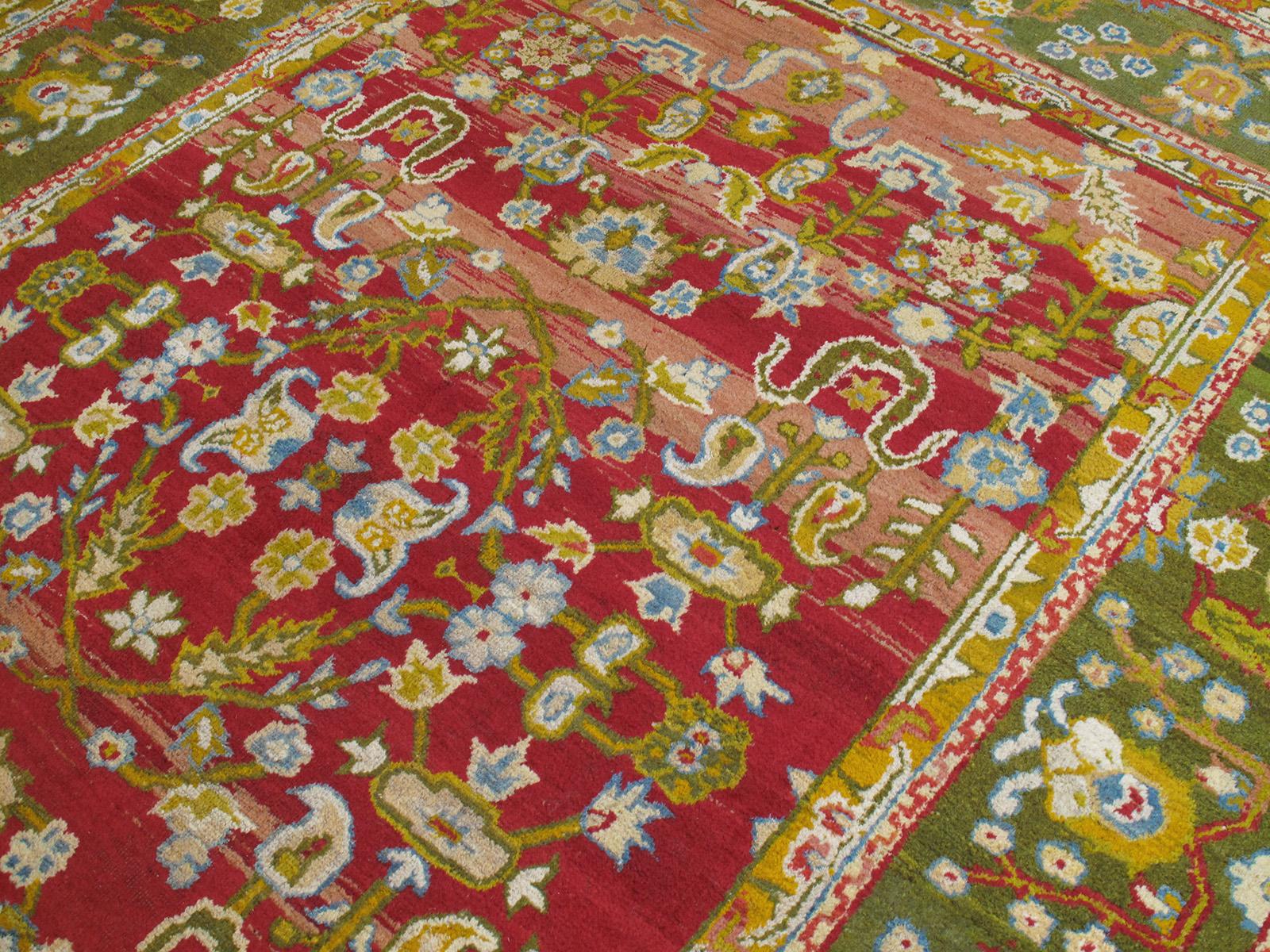 Indian Antique Amritsar Carpet (DK-110-1) For Sale