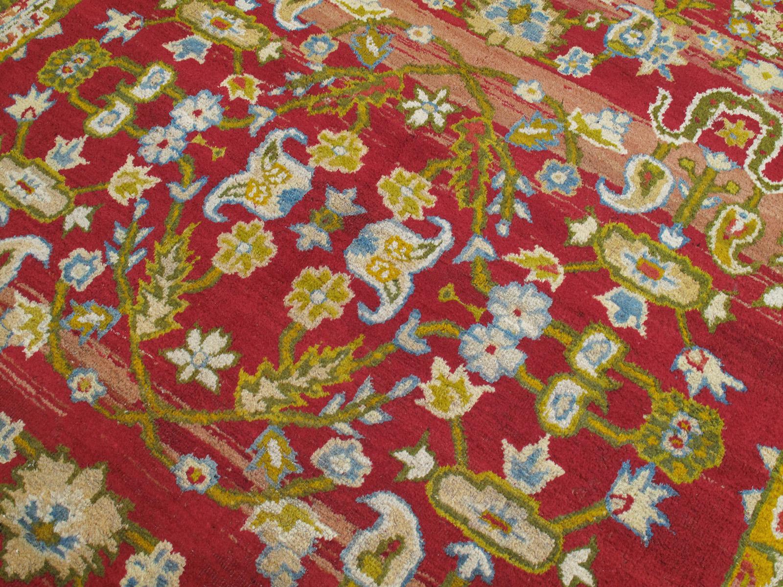 Antique Amritsar Carpet (DK-110-1) In Good Condition For Sale In New York, NY