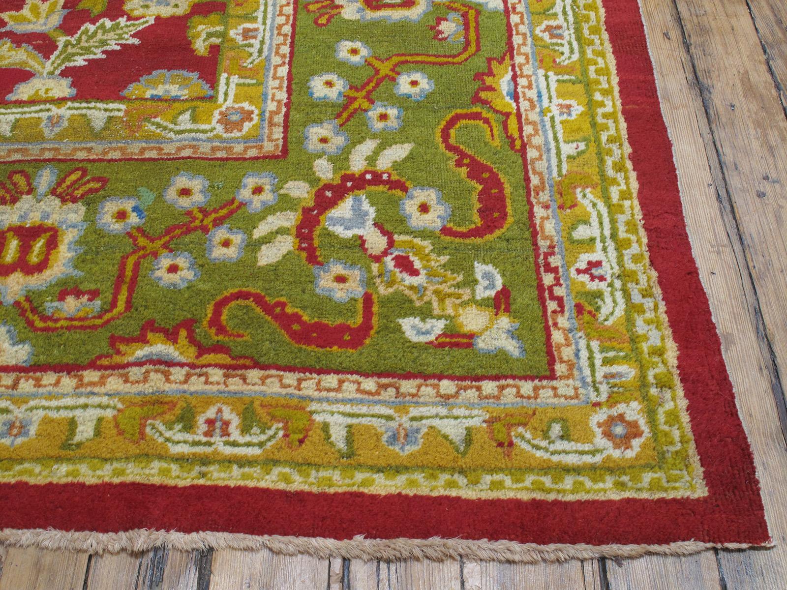 Wool Antique Amritsar Carpet (DK-110-1) For Sale