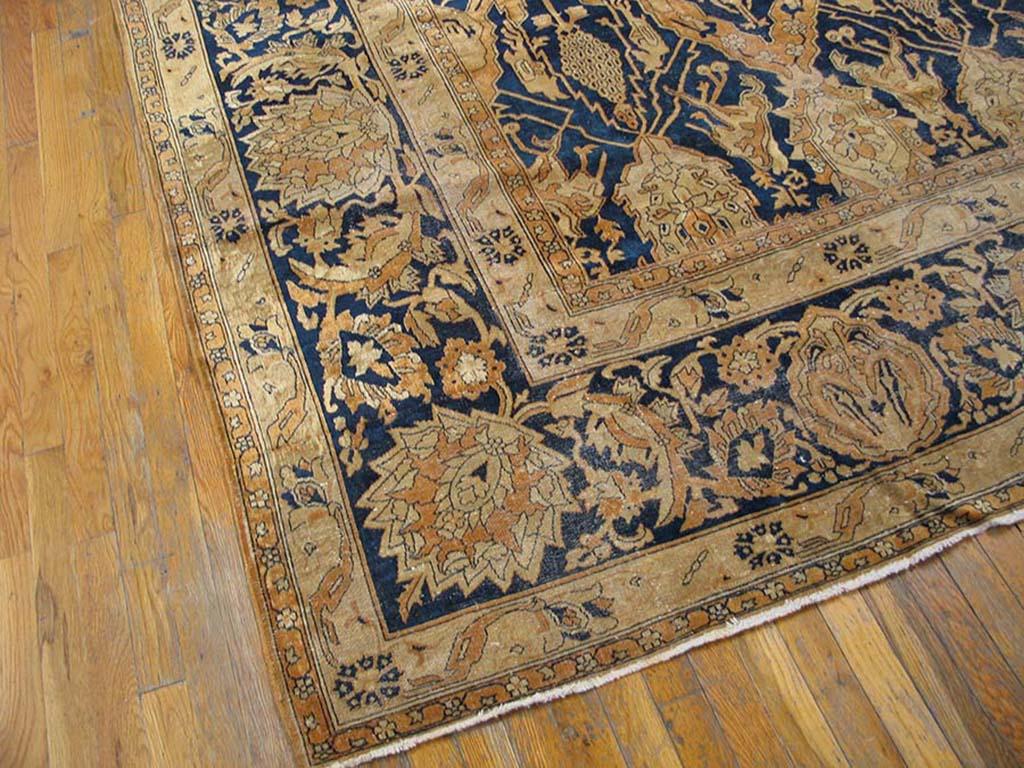 Hand-Knotted Antique Amritsar Indian Rug For Sale