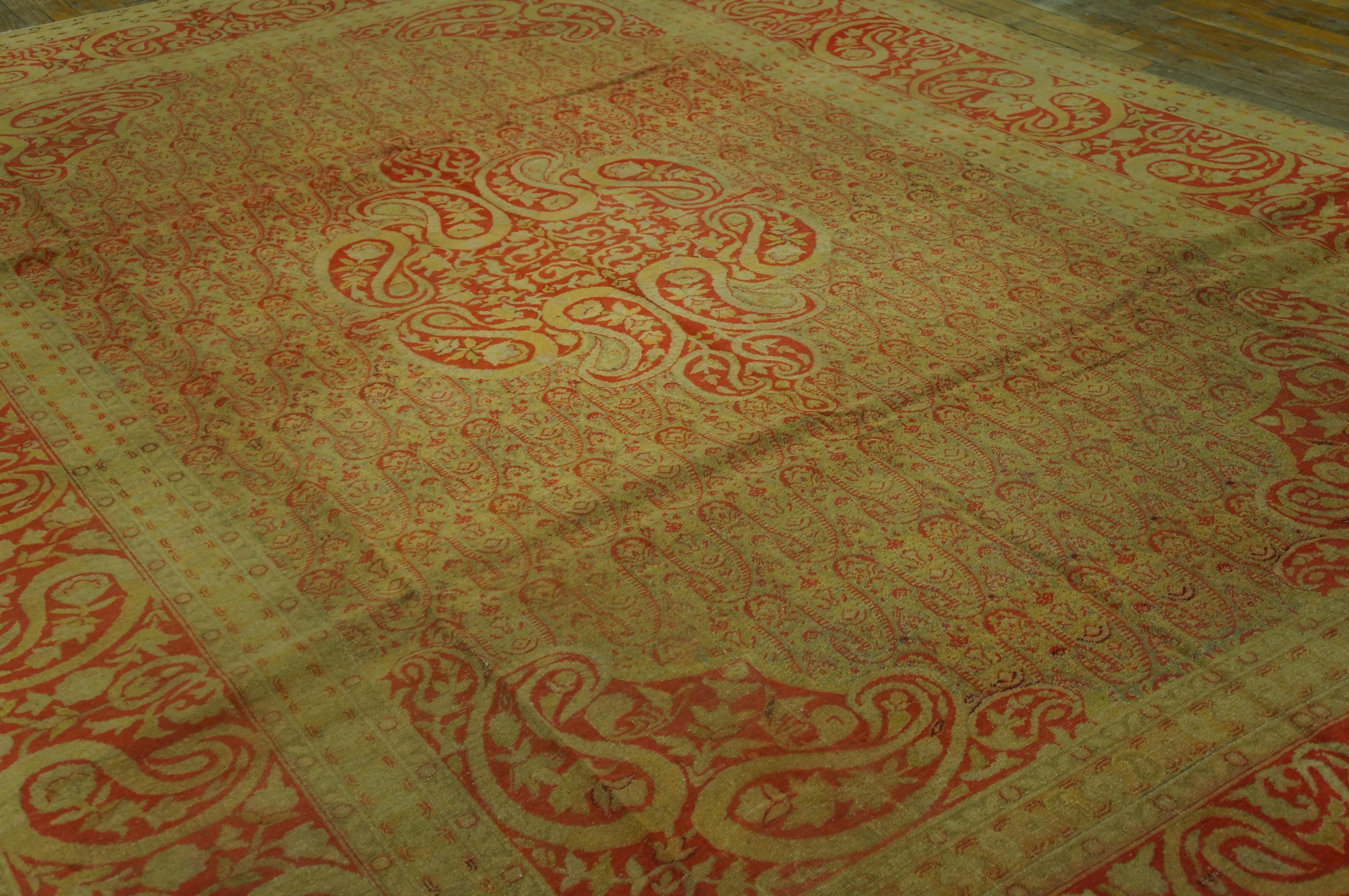 Antiker Amritsar-Teppich, Maße: 8'2