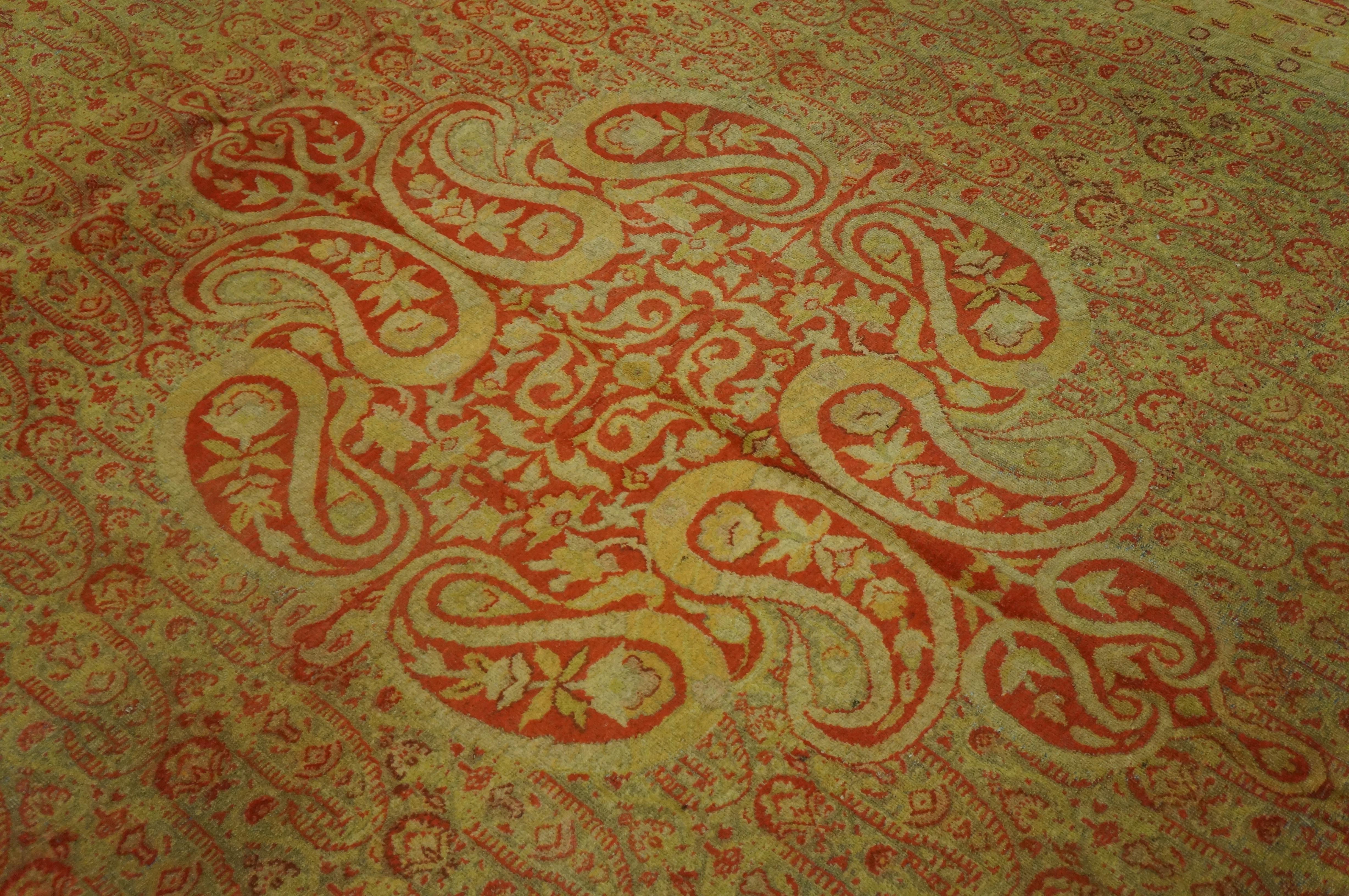 Antiker Amritsar-Teppich im Zustand „Gut“ im Angebot in New York, NY