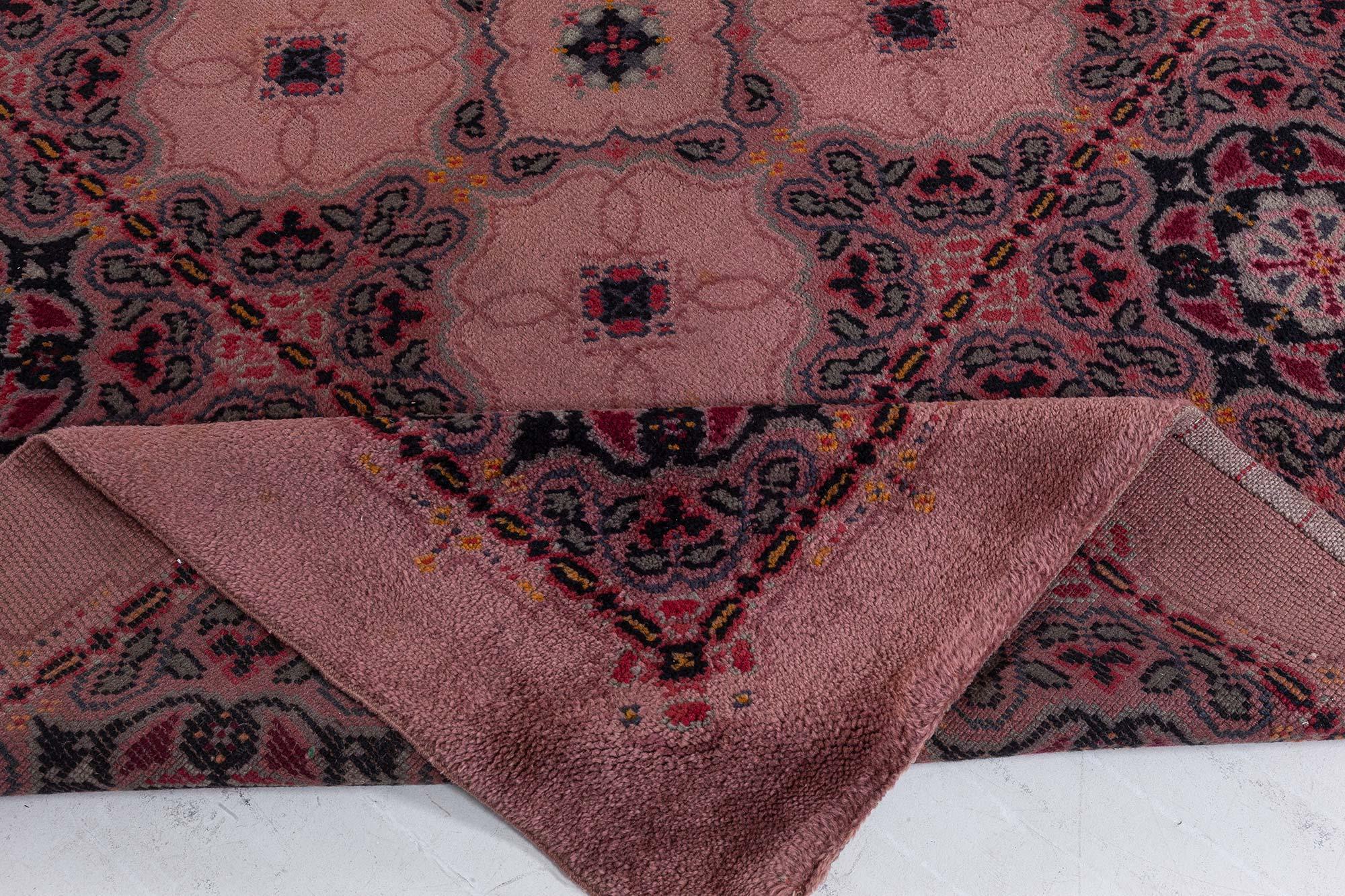 Antique Amsterdam School Design Rug Attributed To KCP De Bazel Executed by KVT In Good Condition For Sale In New York, NY
