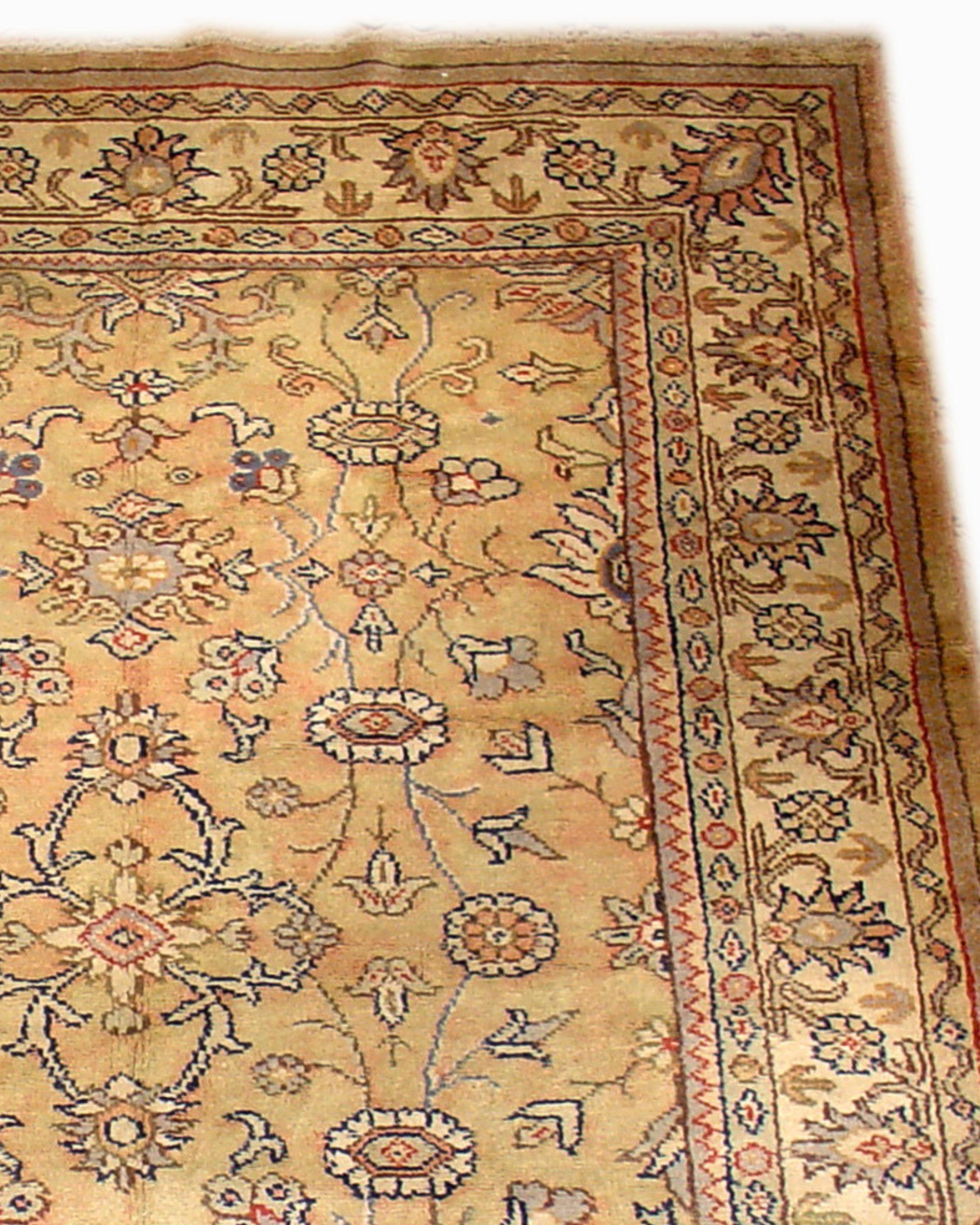 Antique Turkish Anatolian Oushak Rug, Early 20th Century

Additional Information:
Dimensions: 8'0