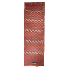 Tapis antique Bergama Jajim, 19e siècle