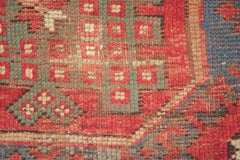 Antique Anatolian Bergama Rug with Wheel Design in Octagons