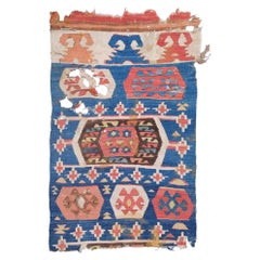 Antique Anatolian Kilim Fragment - Mid 19th Century