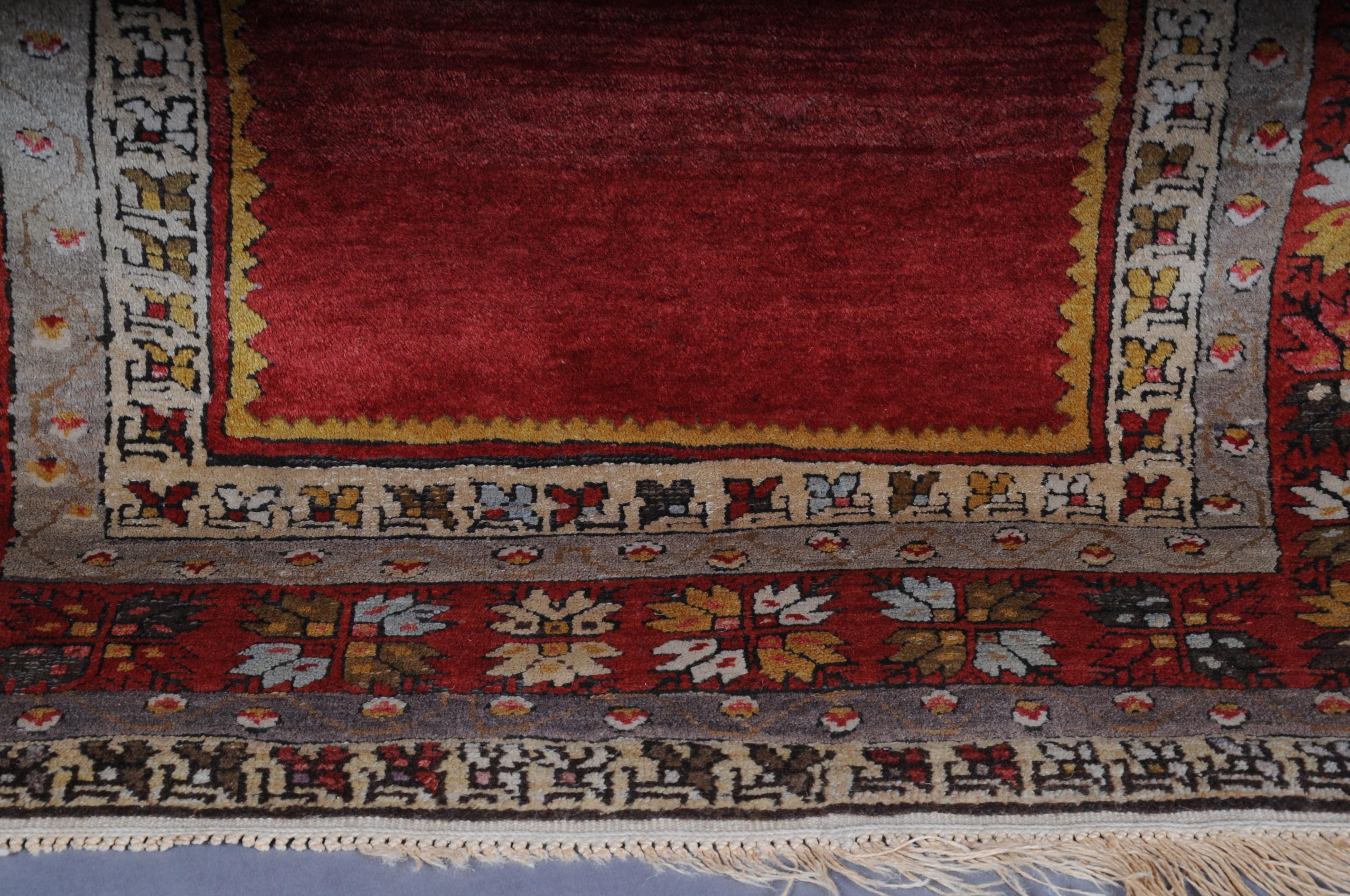 Antique Anatolian Konya Prayer Bridge / Carpet from circa 1920 For Sale 5