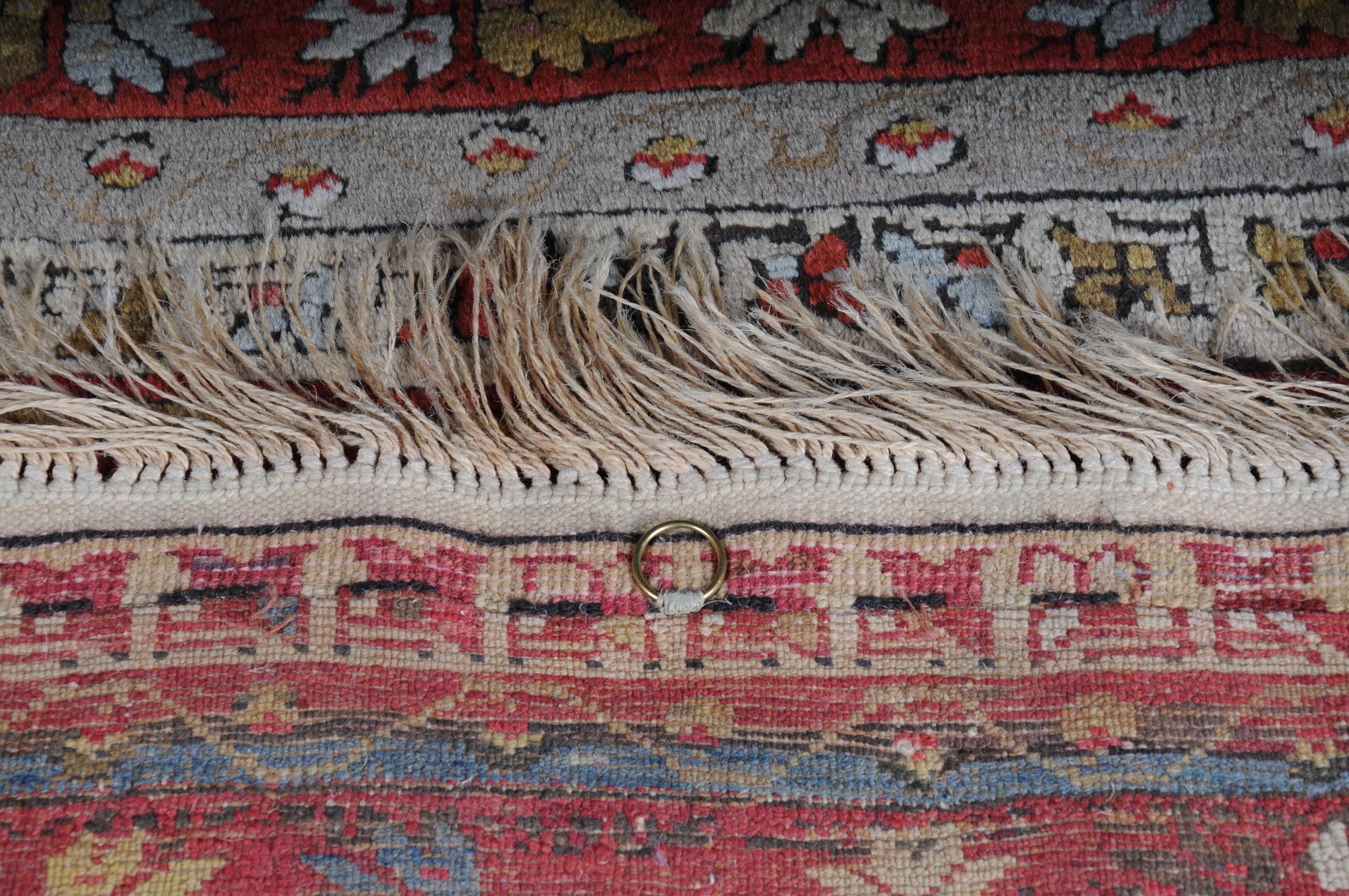 Antique Anatolian Konya Prayer Bridge / Carpet from circa 1920 For Sale 8