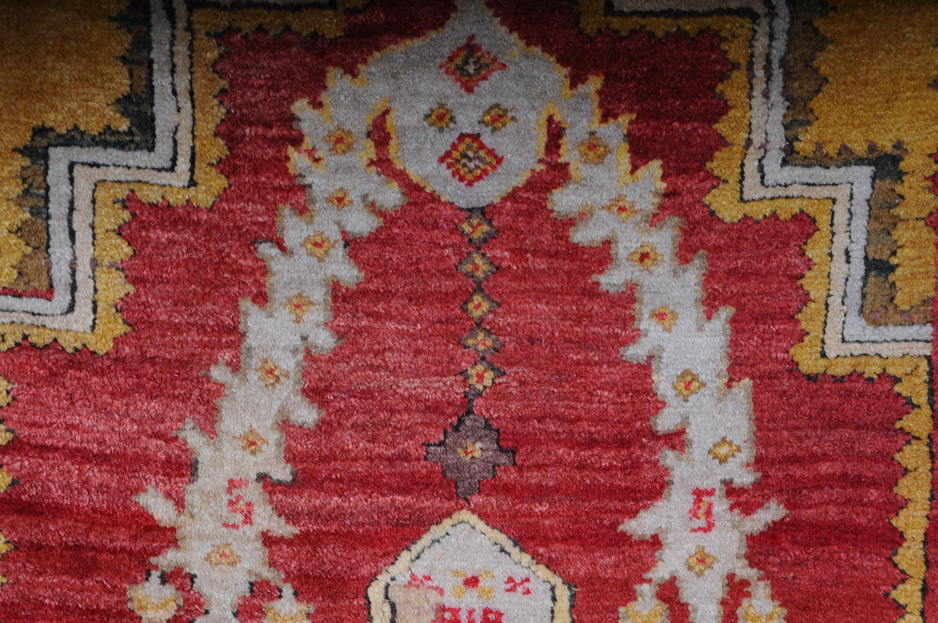 Antique Anatolian Konya Prayer Bridge / Carpet from circa 1920 For Sale 3
