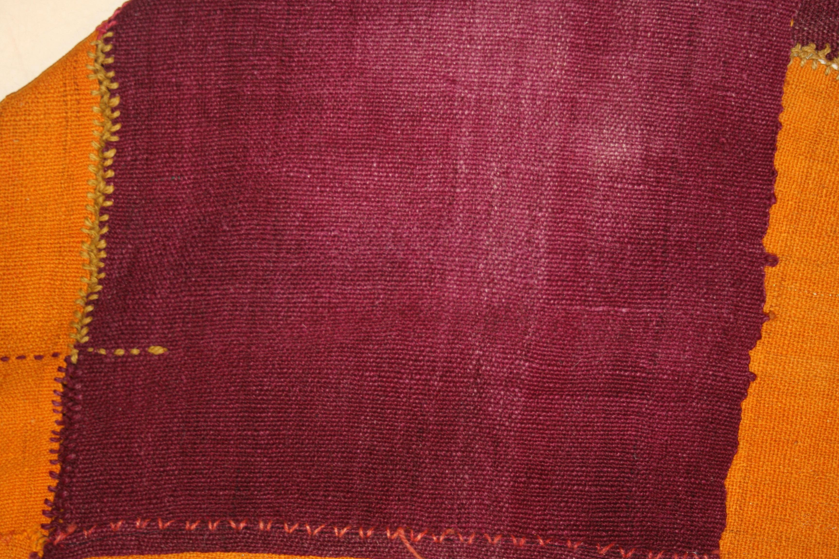 Antico tappeto minimalista anatolico a strisce Perdeh Kilim In condizioni buone in vendita a Milan, IT