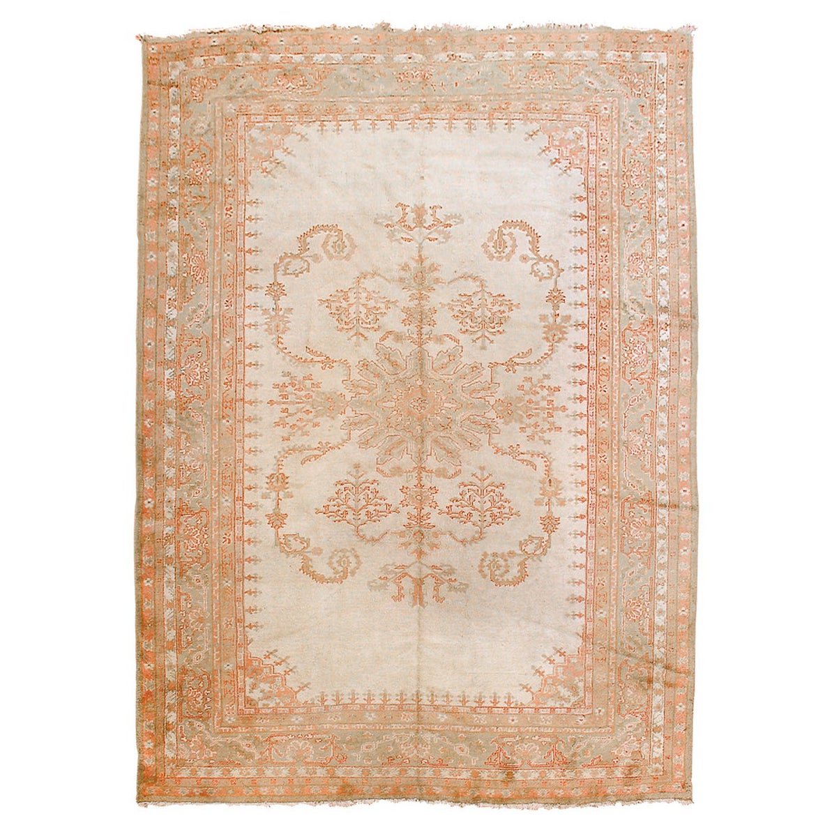 Tapis Anatolien Oushak, 19ème siècle en vente