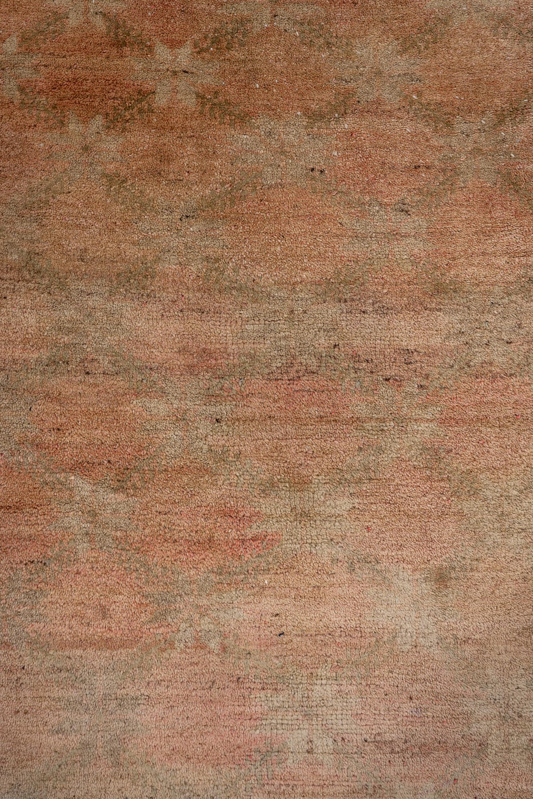 Noué à la main Tapis antique d'Anatolie d'Oushak