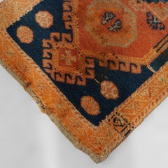 Antique Anatolian Persian Wool Throw Rug C1910