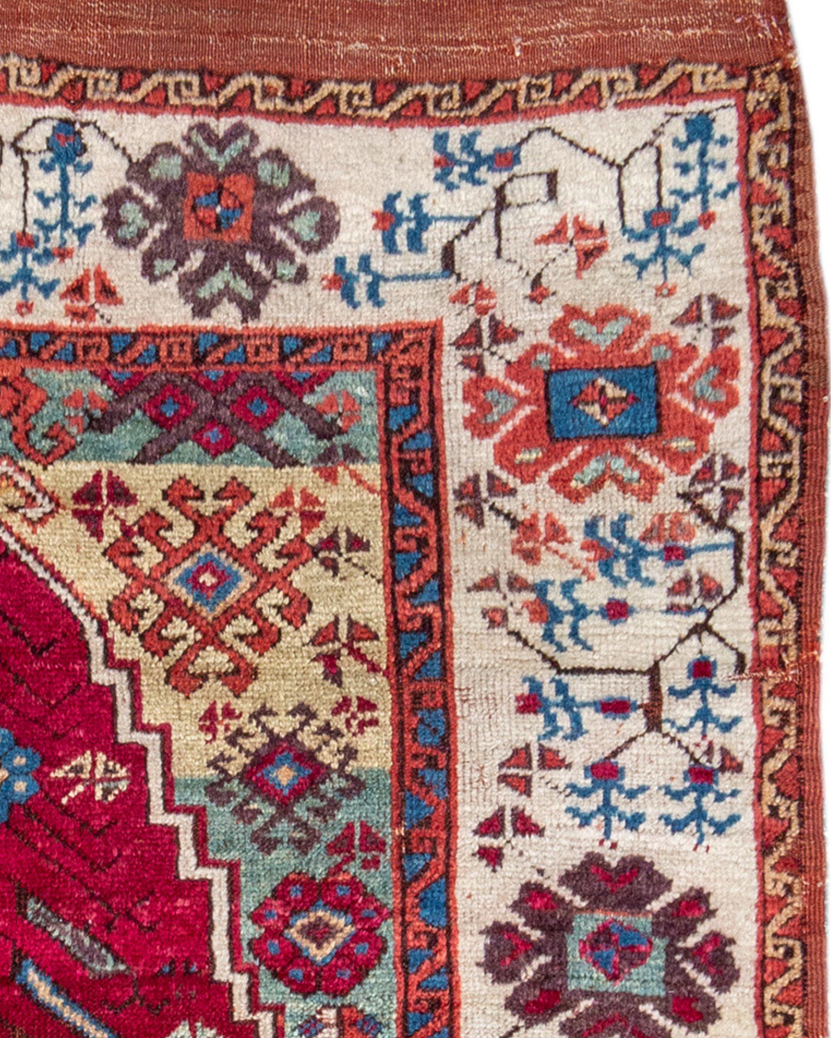 Antique Anatolian Prayer Rug, 19th Century

Additional Information:
Dimensions: 3'2