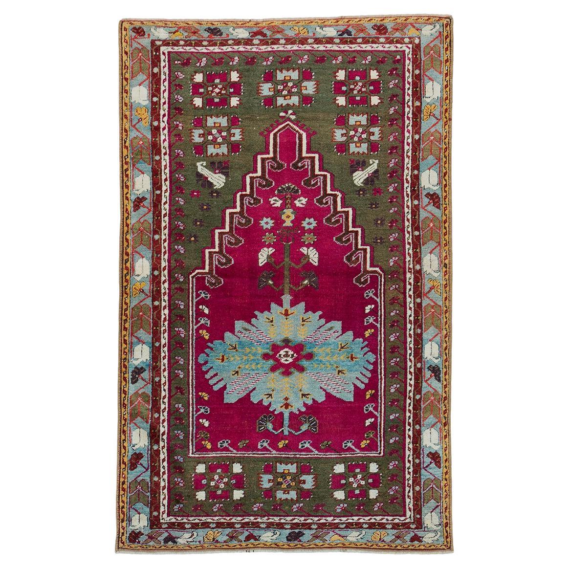 Antique Anatolian Prayer Rug (DK-125-81) For Sale