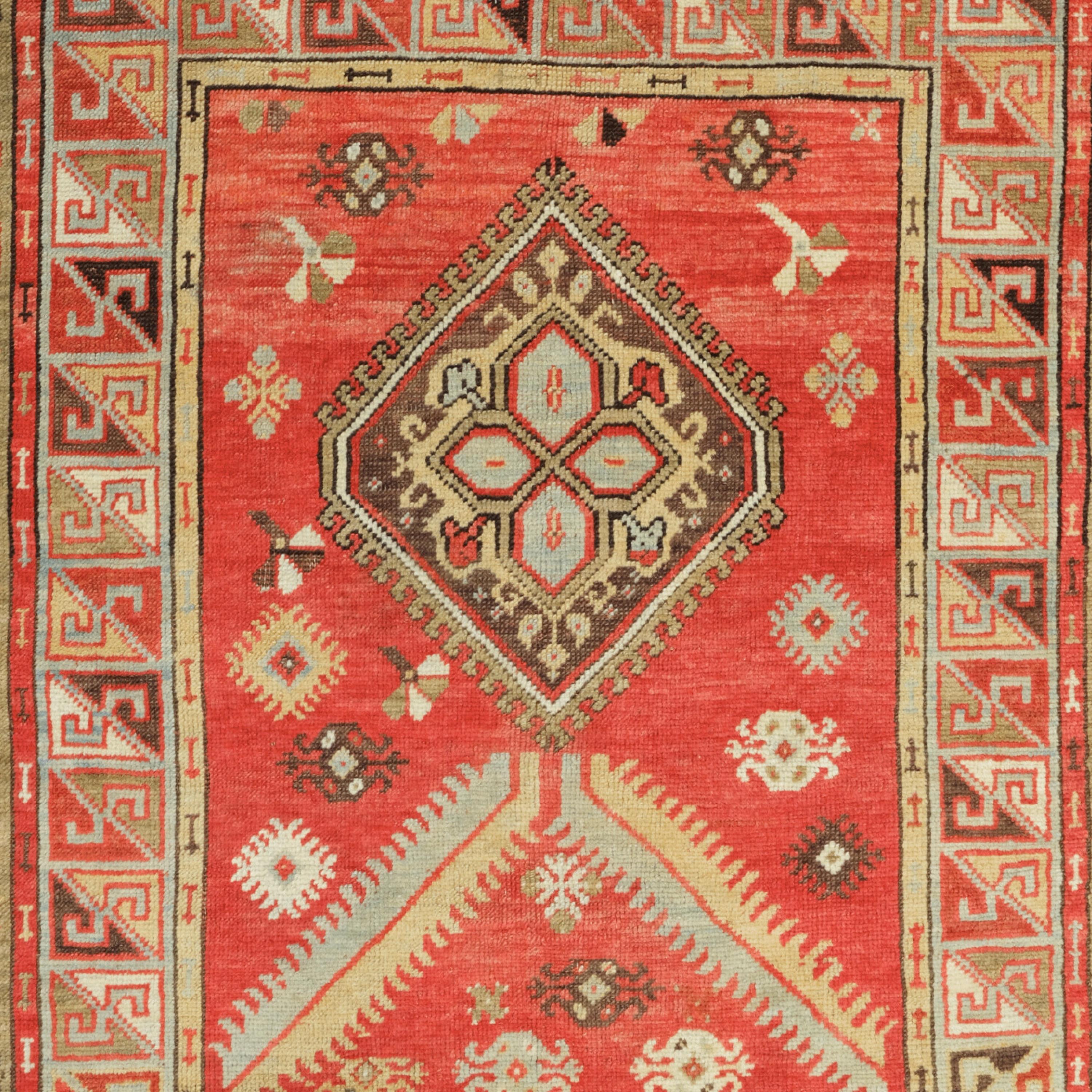 Turkish Antique Anatolian Rug - 19th Century Milas Rug, Handwoven Rug, Antique Rug For Sale