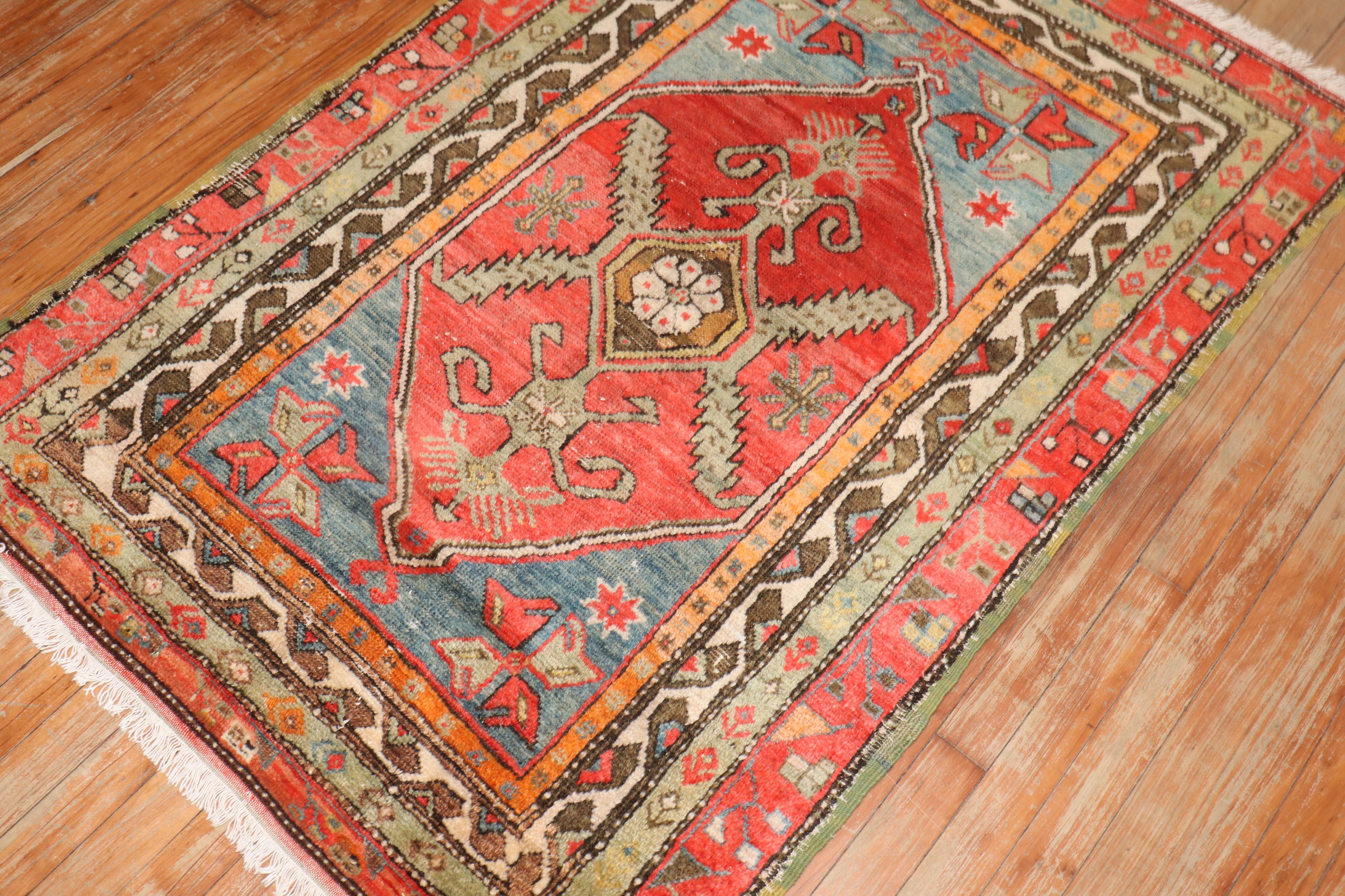 Wool Antique Anatolian Rug For Sale