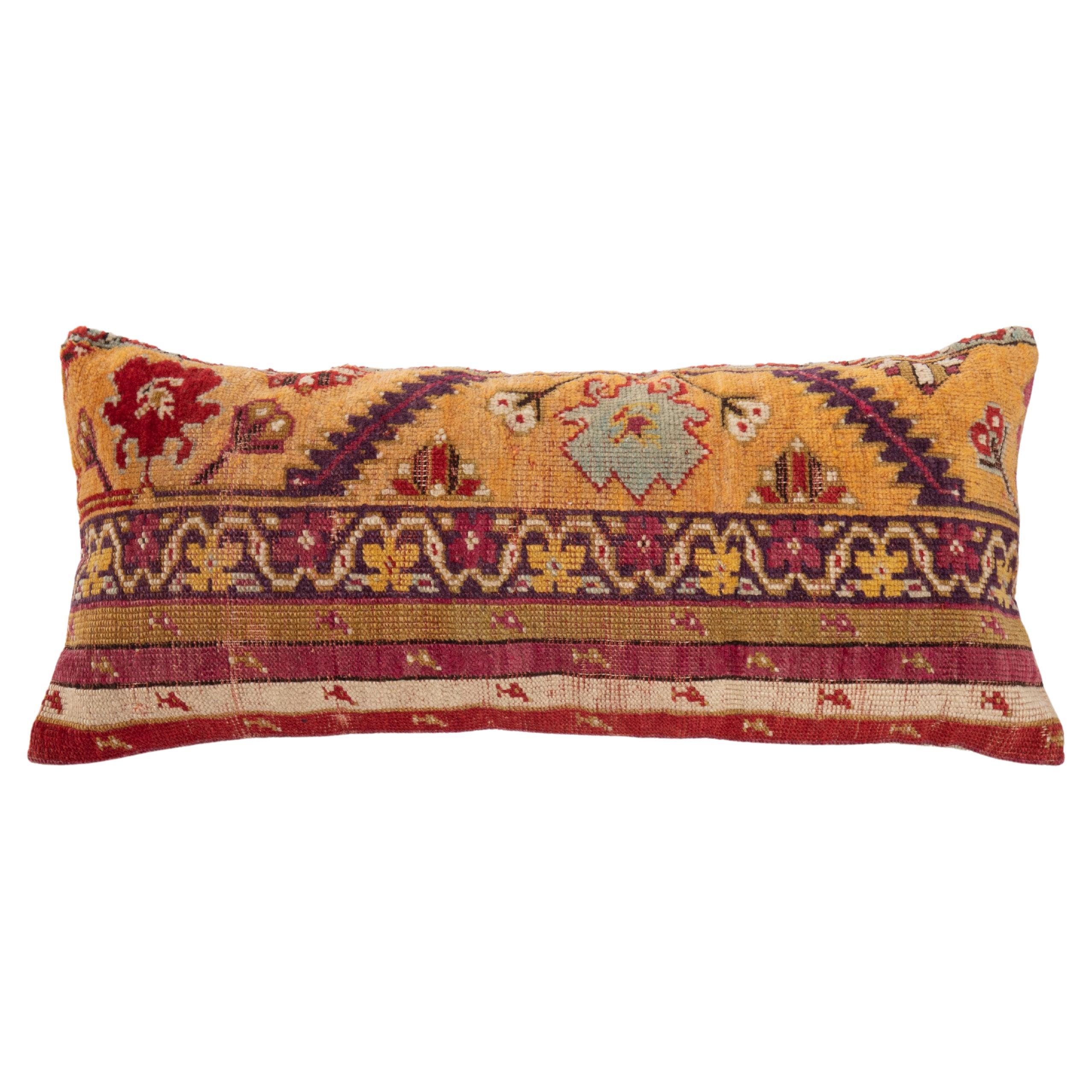 Antique Anatolian Rug Pillow Cover, 19th C For Sale